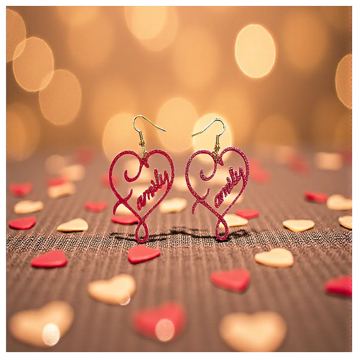 Family Earring Women s Earrings Simple Cute Girlfriend Best Friend Elegant Earring Jewelry