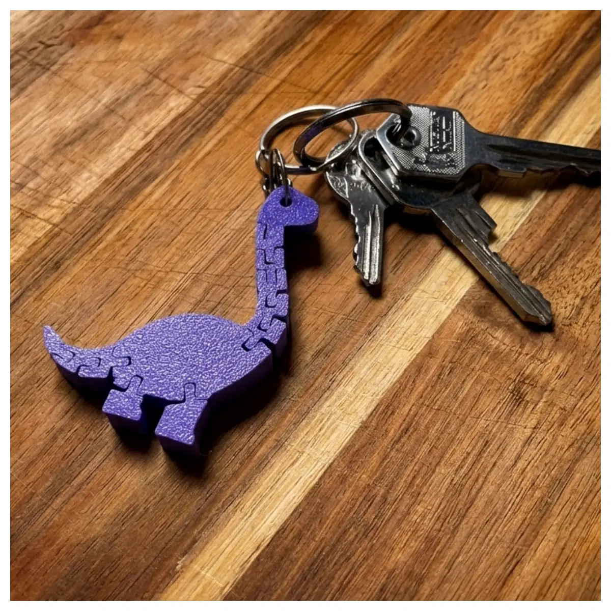 Animatronic Brachiosaurus Keychain Collectible Kids Gift Dinosaur Lover Premium Model