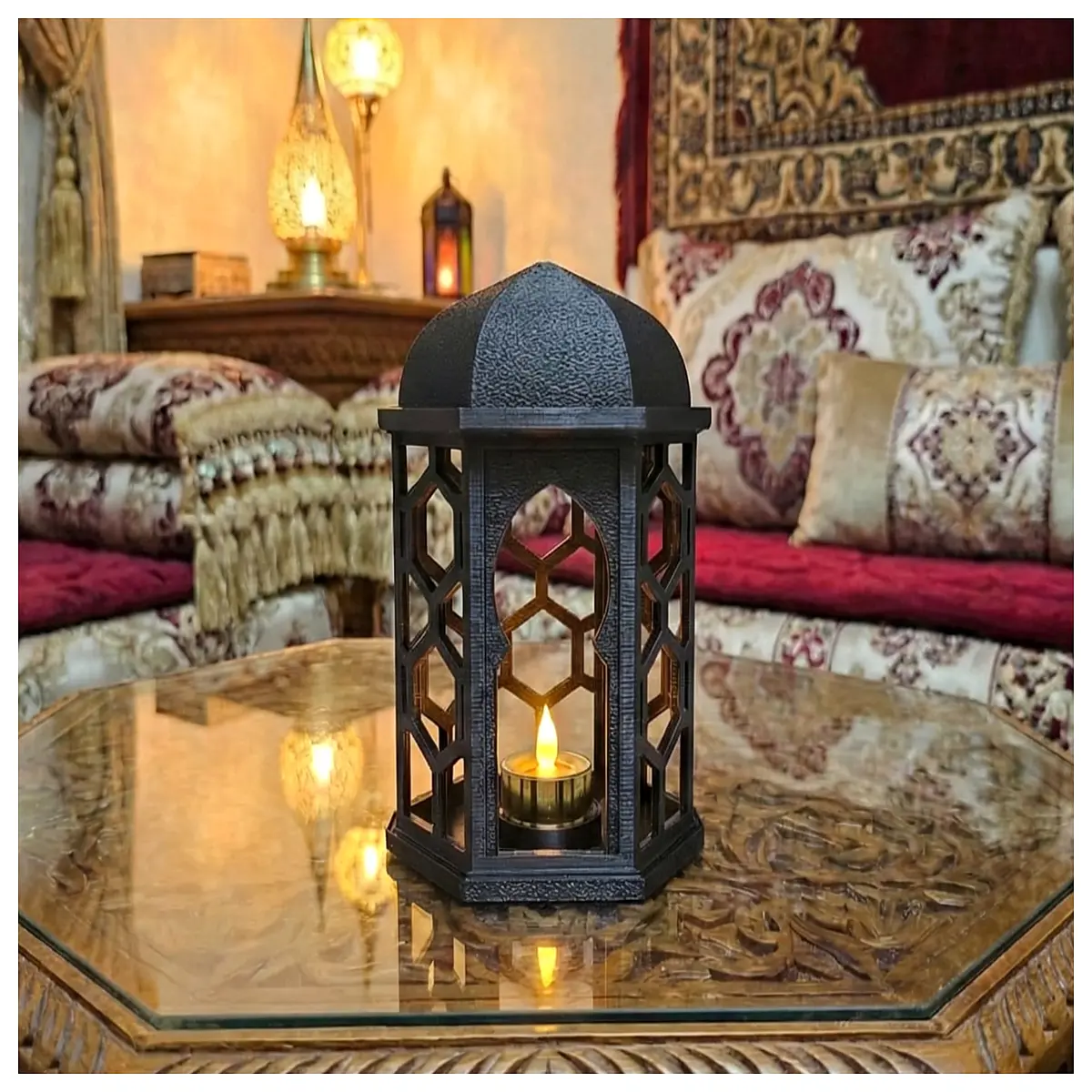 Moroccan Star Lantern Decor Home Lighting North African Style Indoor Decorative Accent