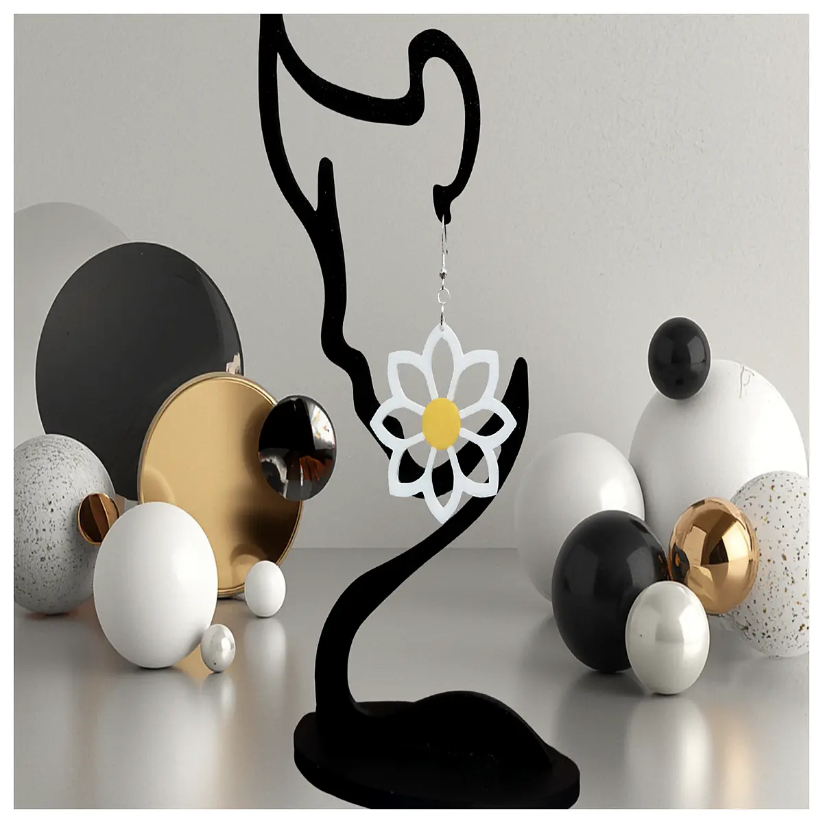 Spring Flower Earrings Women s Floral Ear Studs Spring Jewelry Elegant Earring Girlfriend