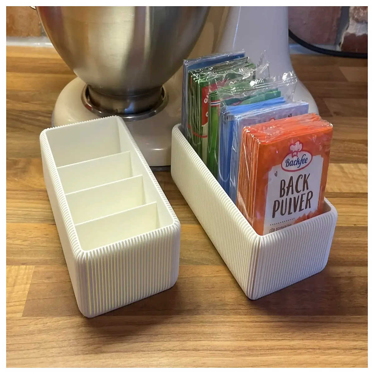 Kitchen Small Bag Organizer Powder Dispenser Nordic Japanese Style Baking Supplies Storage Solutions for Flour More