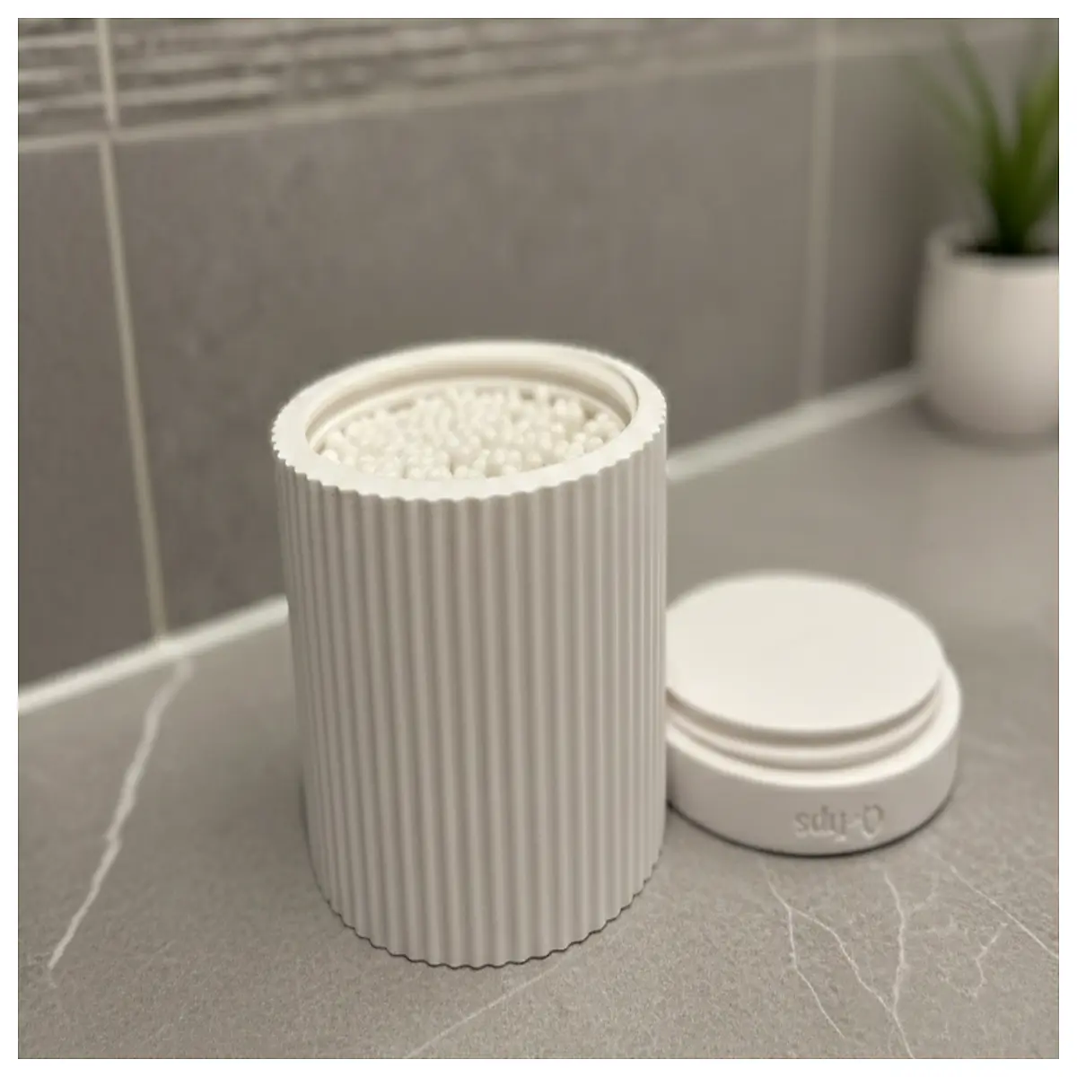 Cotton Swab Organizer Box Tube Shape Storage Drawer Organizer Home Cleaning Tools Delicate Cotton Swab Box