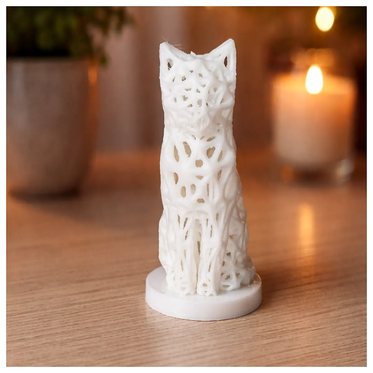 Cat Statue Home Decor Pet Sculpture Creative Gift Cat Art Figure