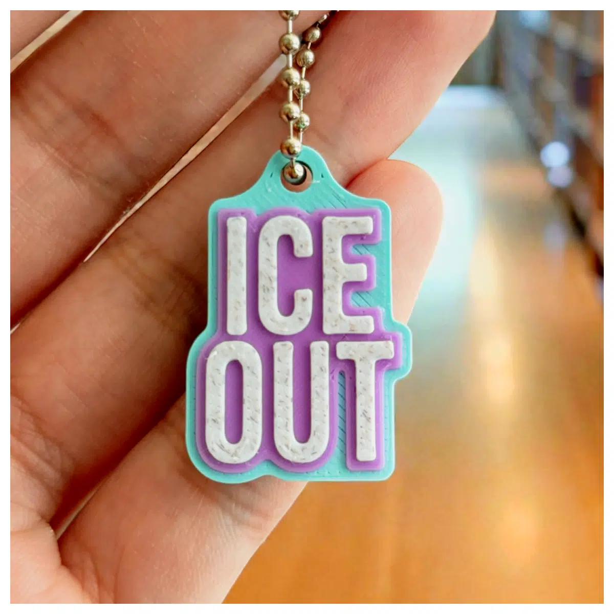 ICE Out Key Chain Lock Pick Tool Emergency Backup Keyring Accessories Fast Lock Opening Car Parts