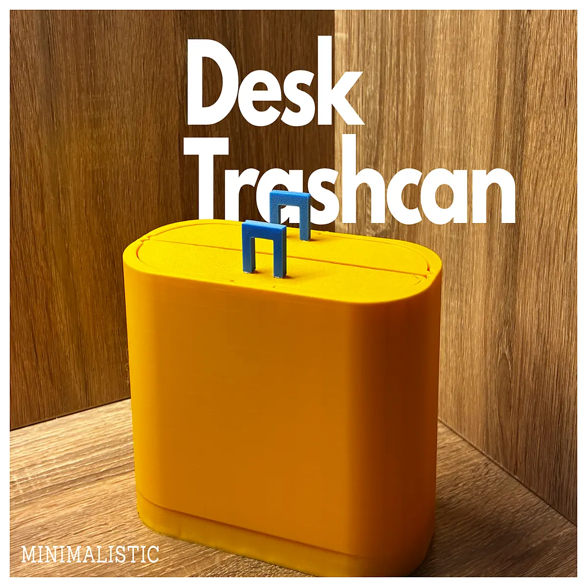 Desktop Mini Trash Can Lid Bin Organizer Simple Office Home Wastebasket Storage Box