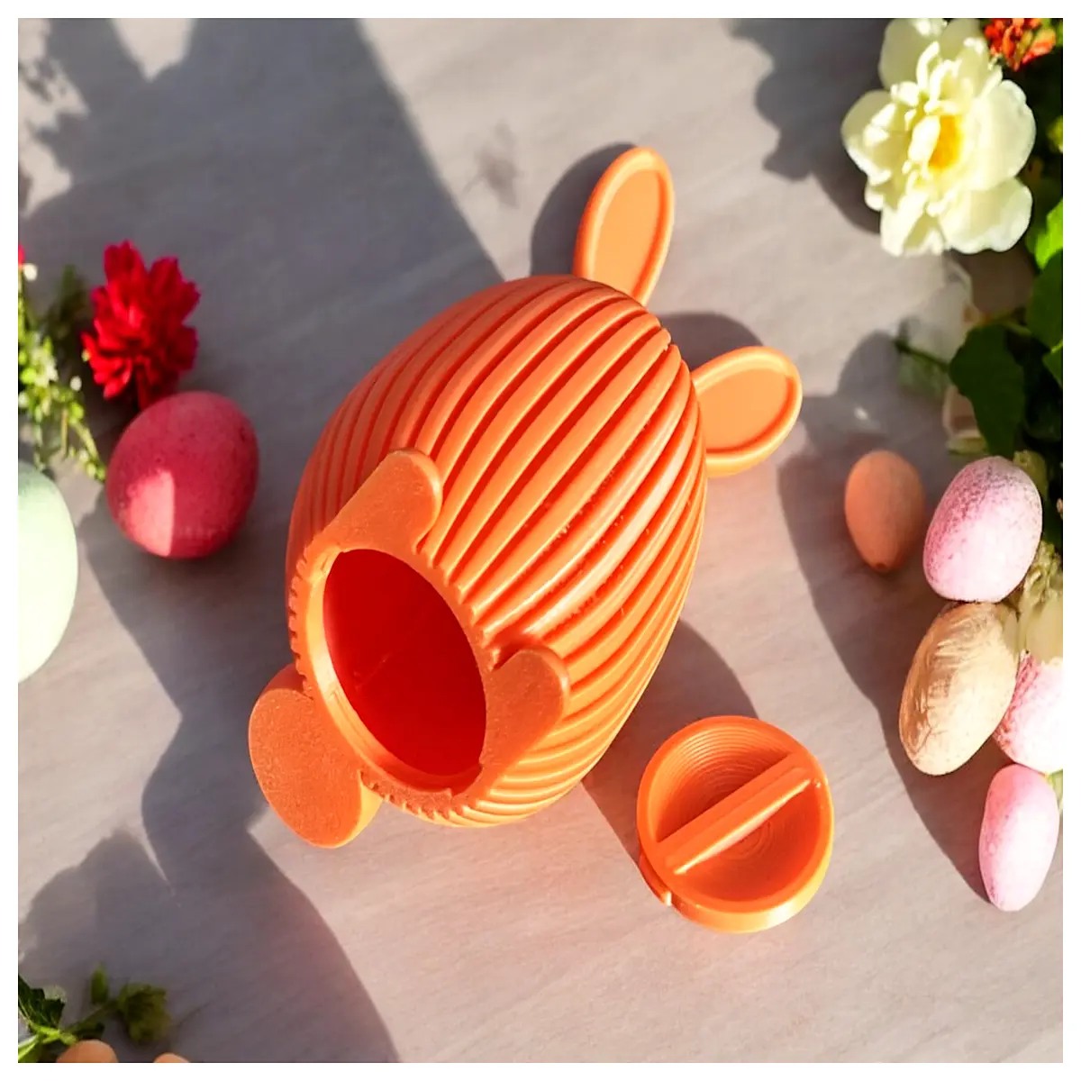 cute plastic bunny egg holders for easter basket stuffer gifts party favors kids table decor