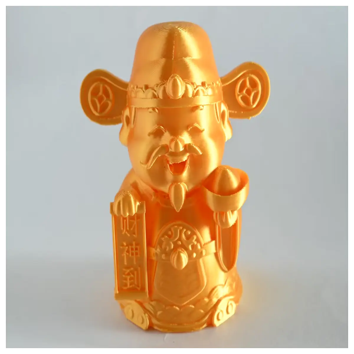 lucky god of wealth figurine feng shui money attracting statue for home office prosperity charm