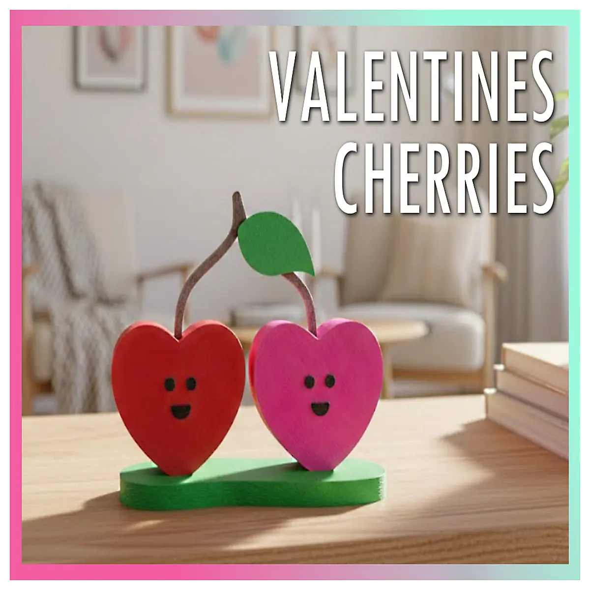Valentine s Day Shaped Cherry Gift Box Romantic Couple Gift Anniversary Present Love Keepsake Gift Set Sweet Sentiment