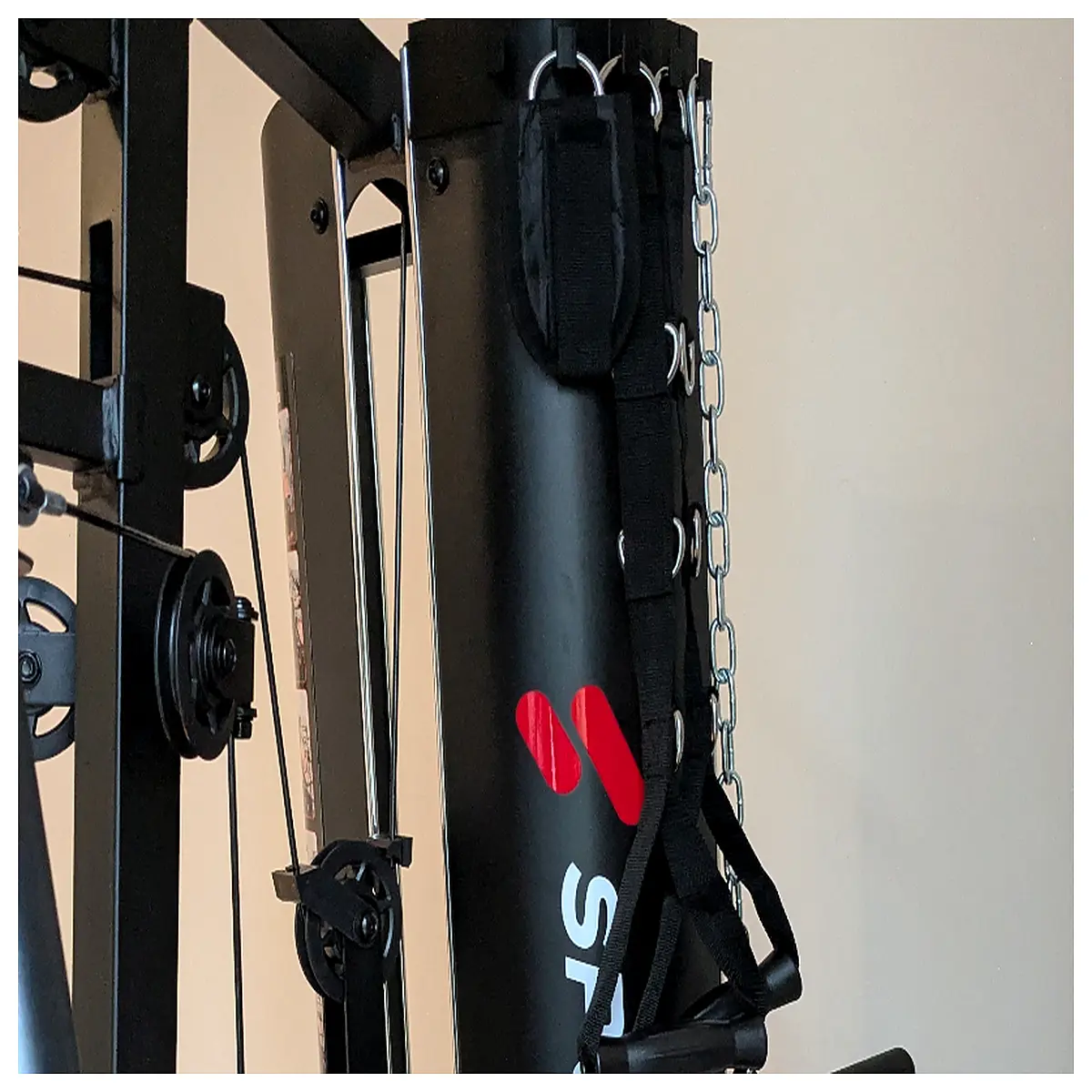 Sportstech HGX 150 Gym Rack Weightlifting Stand Barbell Holder Exercise Equipment Accessories Hooks Support