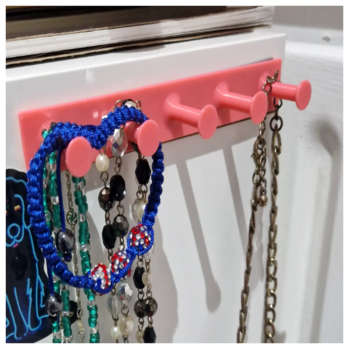 jewelry organizer for necklaces hanging rack counter shop storage