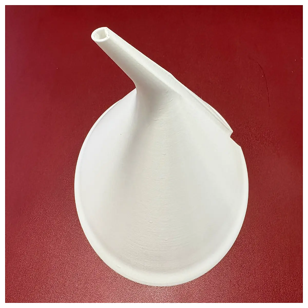 bent neck funnel for lab chemistry curved stem glassware for precise pouring and filtration setups