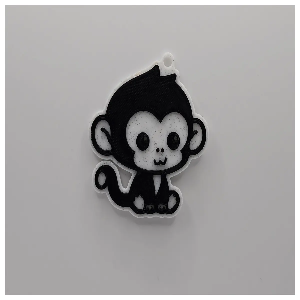 Cute Monkey Keychain Animal Charm Decoration Cartoon Monkey Pendant Gift Kids Toy Creative Accessory