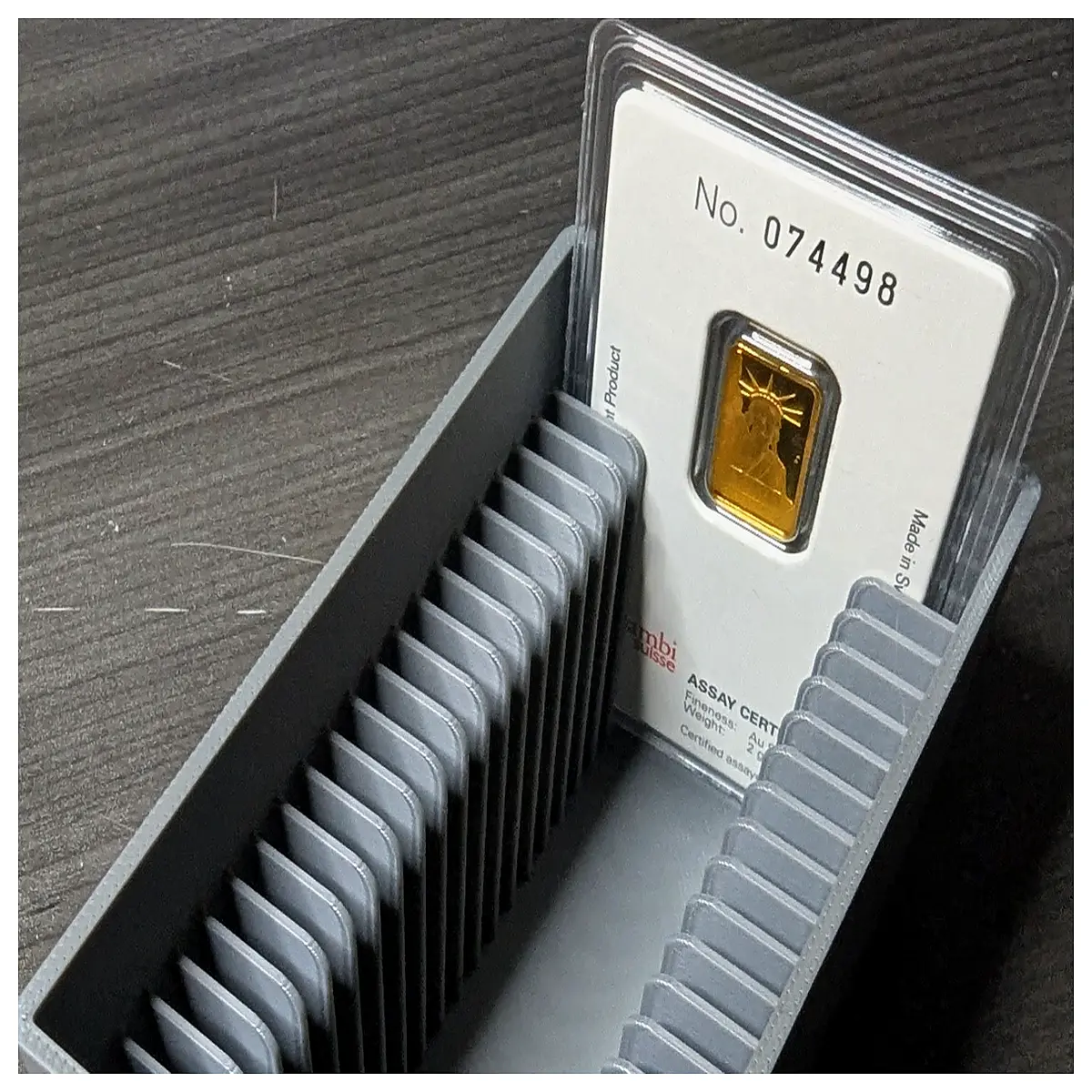 Weight Check TEP Card Storage Box 22 Card Capacity Card Organizer Protection for Electronic Cards File Storage