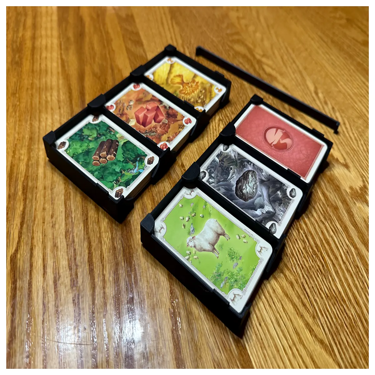 Catan Game Accessory Card Holder Game Storage Desktop Game Organizer Game Collection Enhance Game Play