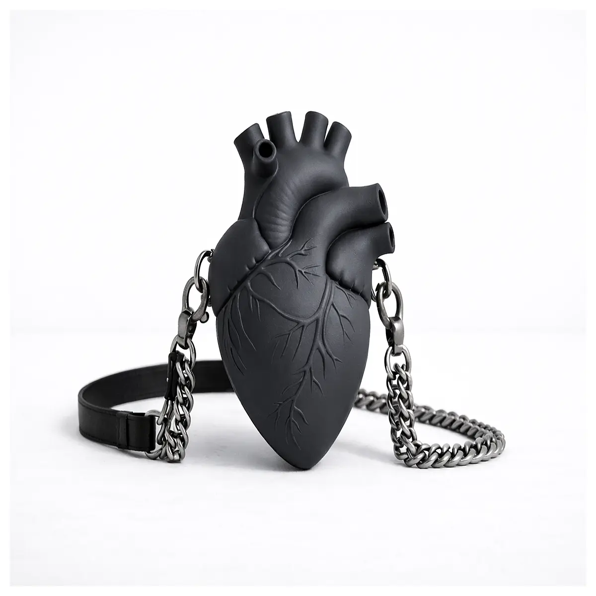 anatomical handbag gothic punk aesthetic crossbody bag for women alternative fashion piece