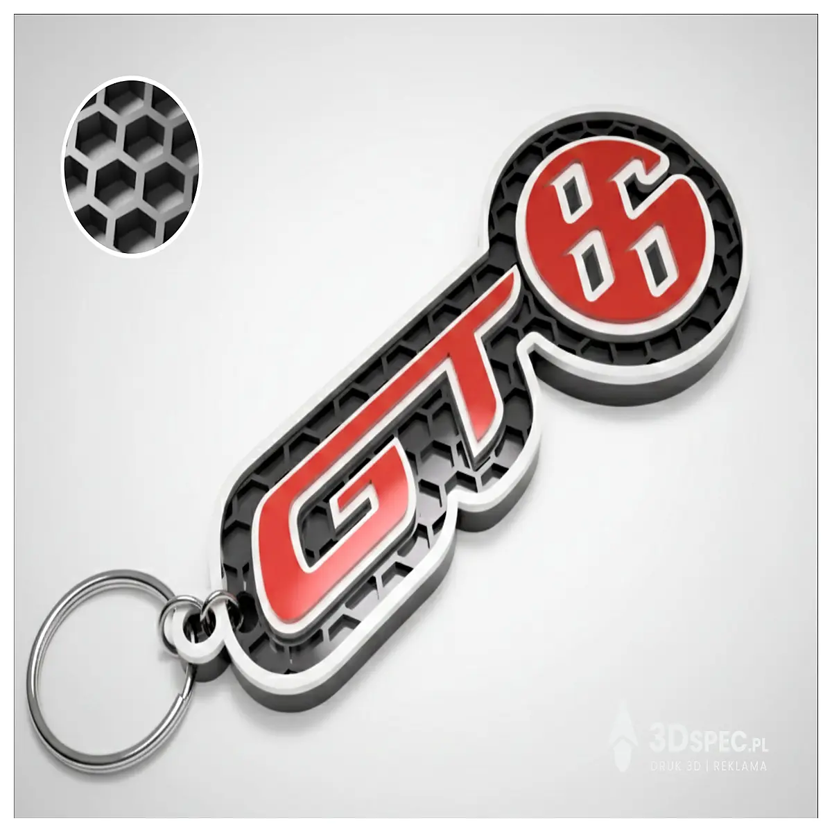 GT86 Keyring Car Decoration Auto Accessory GT86 Keychain Car Key Charm Car Collectible