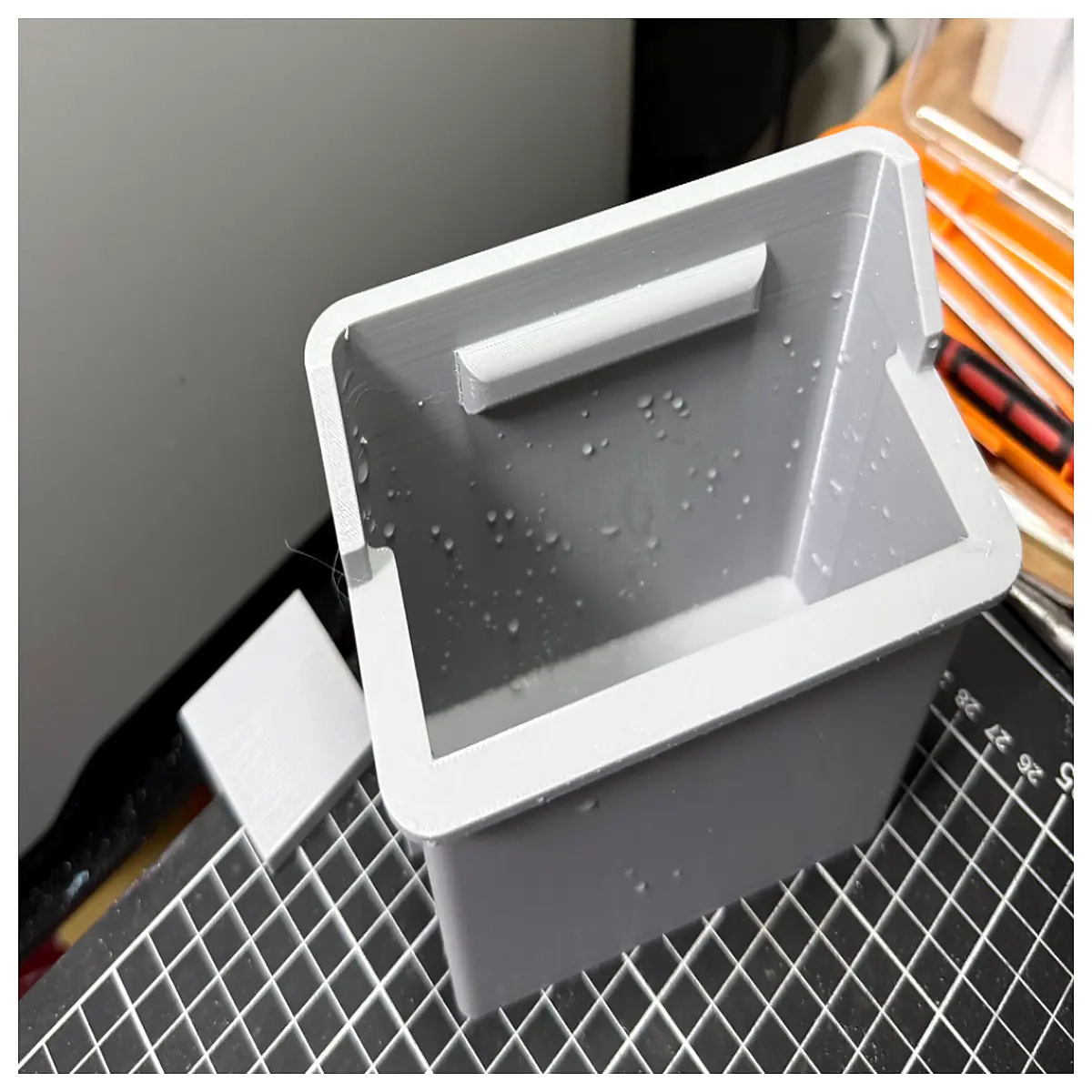 Removable Desktop Trash Can Waste Sorting Organizer Desk Storage Box Small Portable Bin Home Office Use