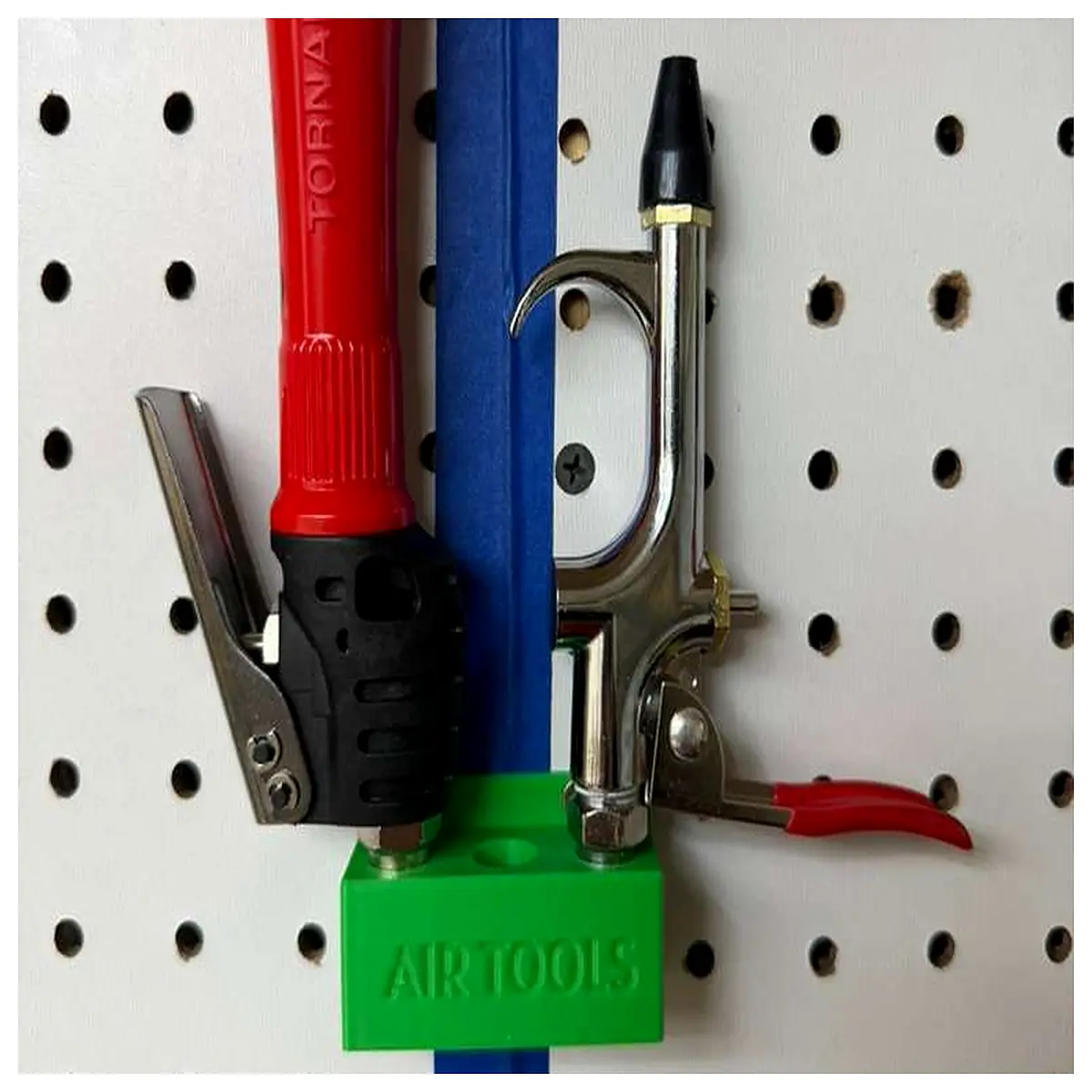 pneumatic tool holder wall mount bracket for air impact wrench ratchet drill organizer storage rack garage workshop