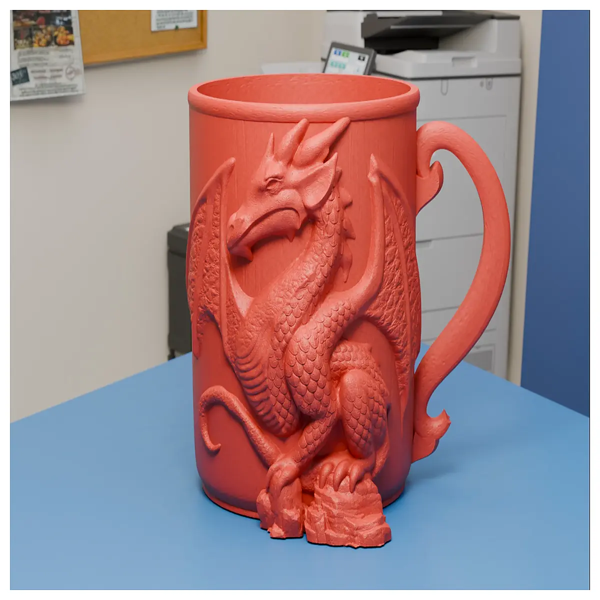 Dragon Mug Ceramic Insulated Cup Office Study Desk Decoration Drinking Cup Dragon Theme Gift