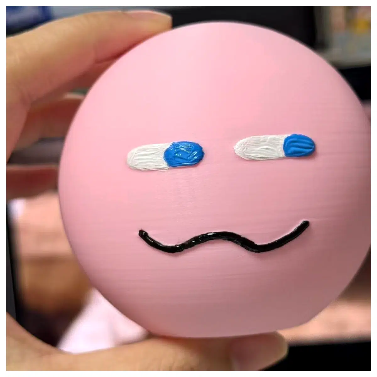 funny squinting face plush toy stress relief friends