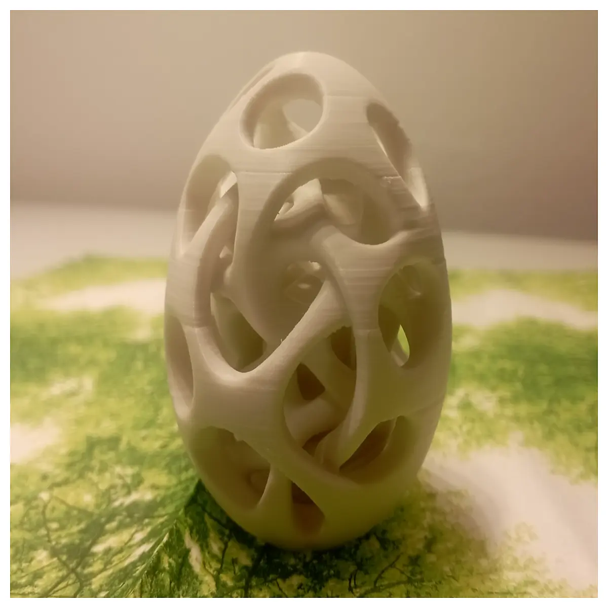 surreal easter egg decor no needed floating resin art piece holiday table centerpiece