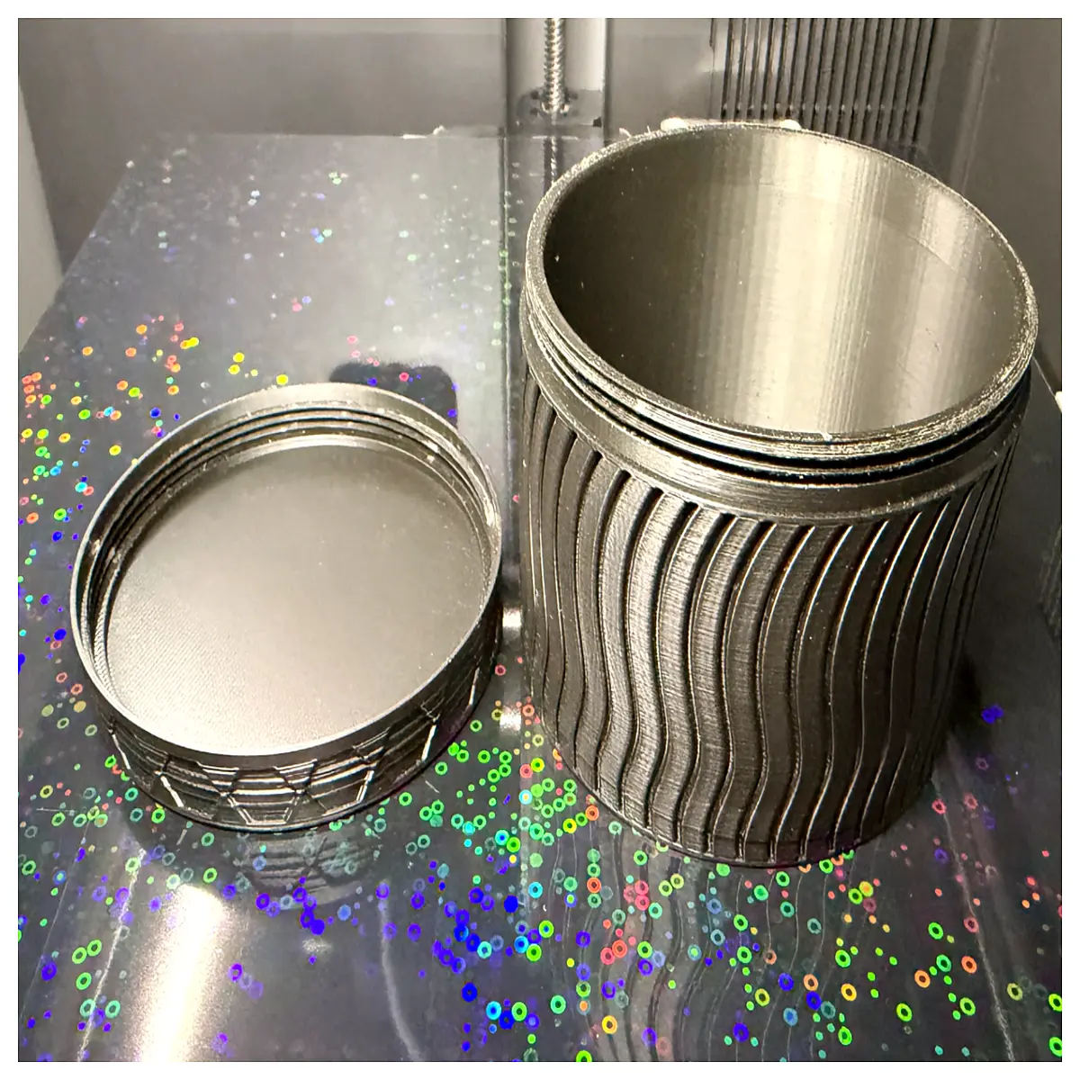 80mm Threaded Lid Storage Box Jewelry Box Collection Box Storage Container Seal Protection