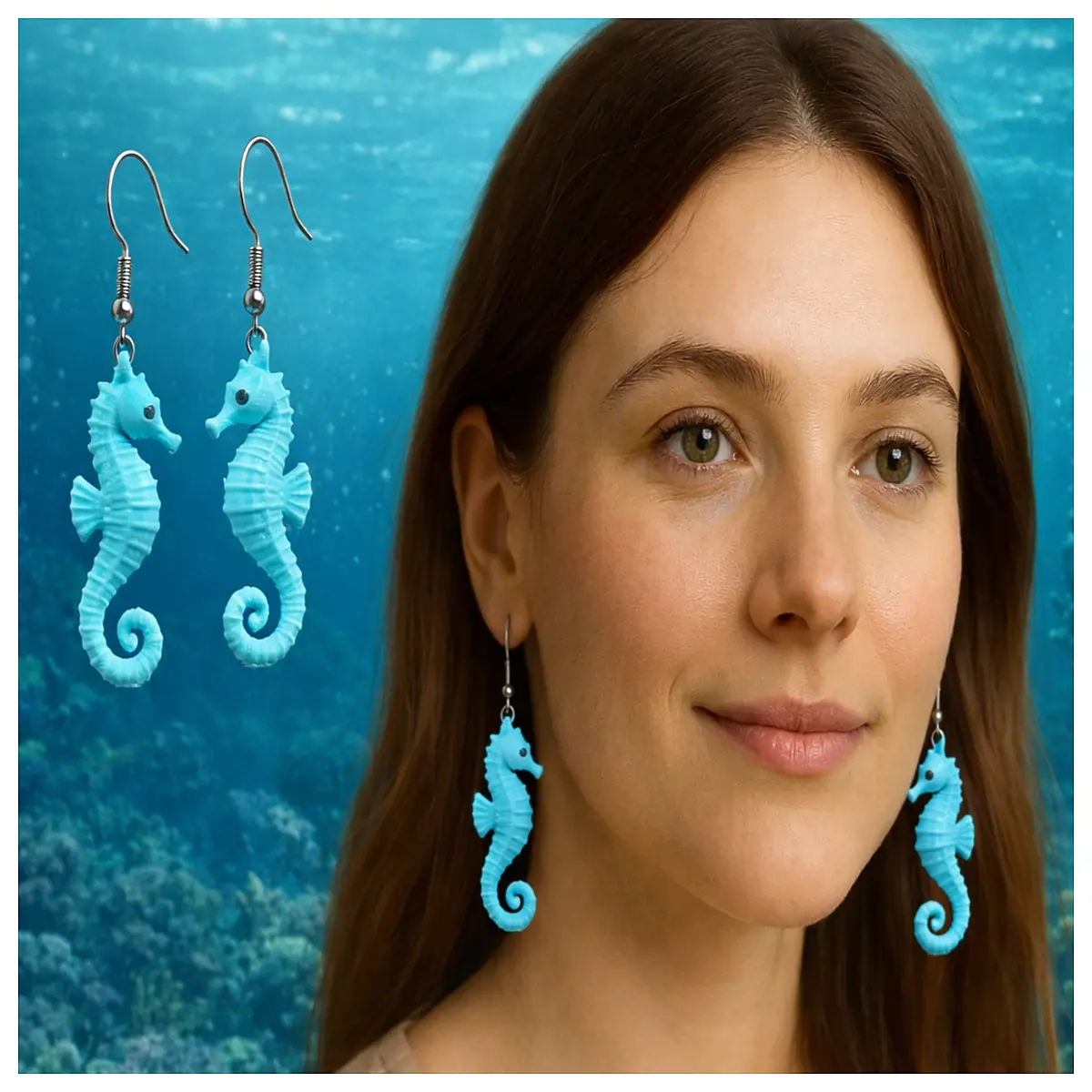 Seahorse Earrings Women s Cute Drop Shape Studs Minimalist Fashion Jewelry Trendy Accessories Seahorse Jewelry Gift