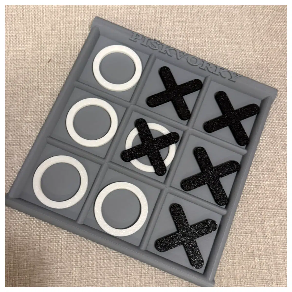 3x3 Toe Game Set Board Pieces Game Accessories Puzzle Toys Fun Board Games