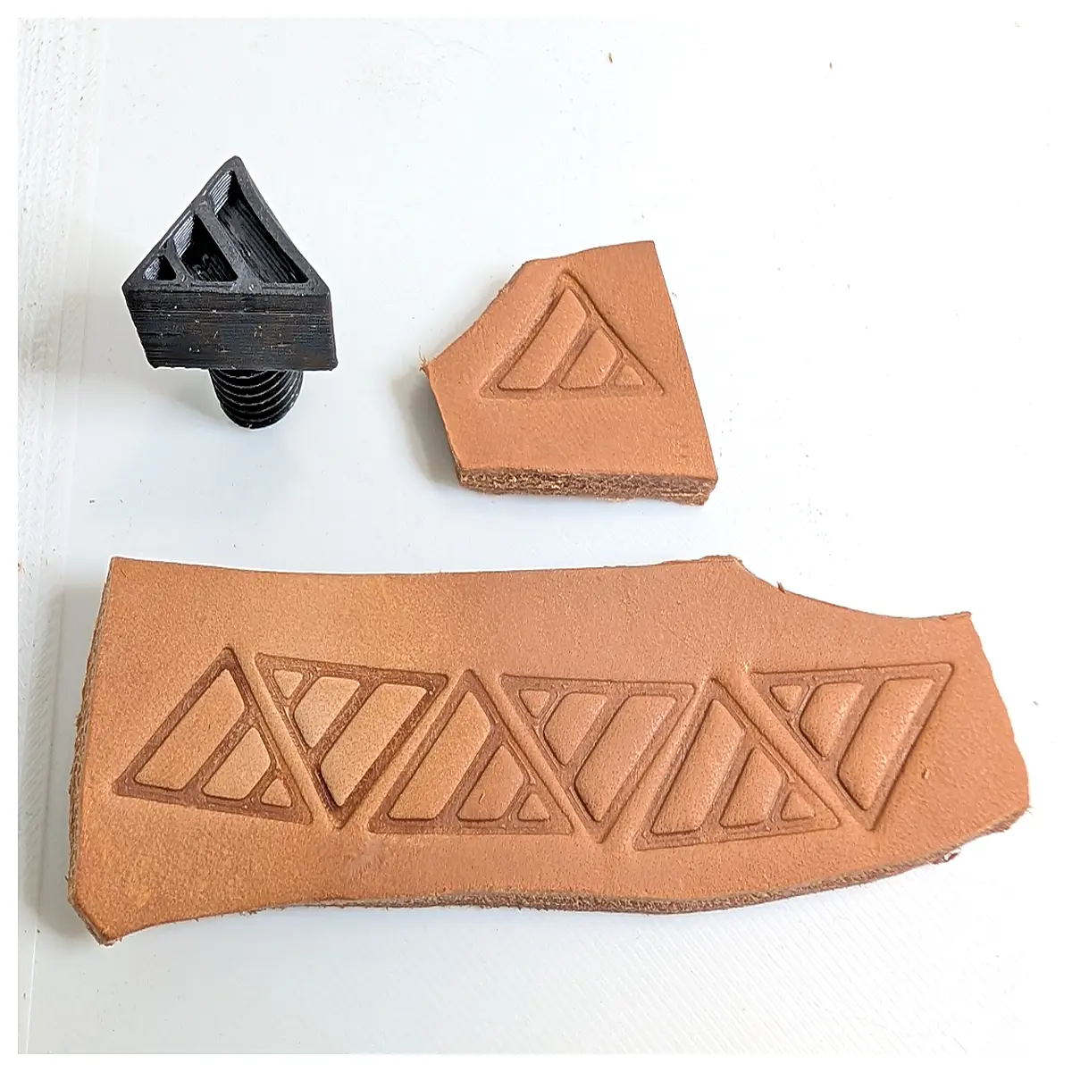 Leather Edge Embossing Decor Crafting Tool Leather Carving Template DIY Accessory