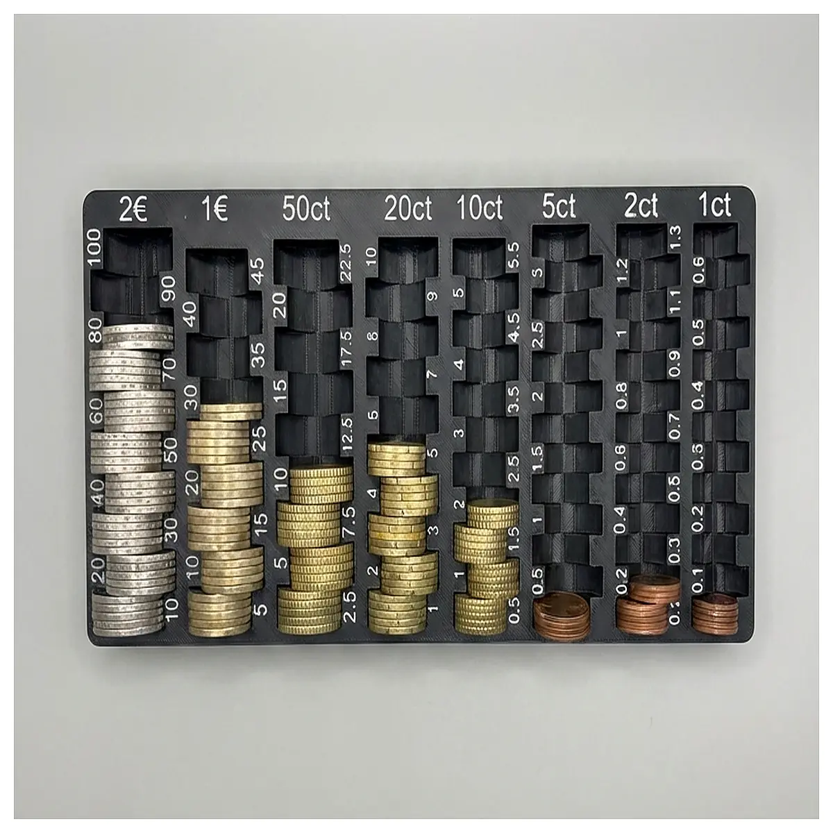 euro coin sorter tray organizer duty counting machine for bank cash handling large capacity sorting box