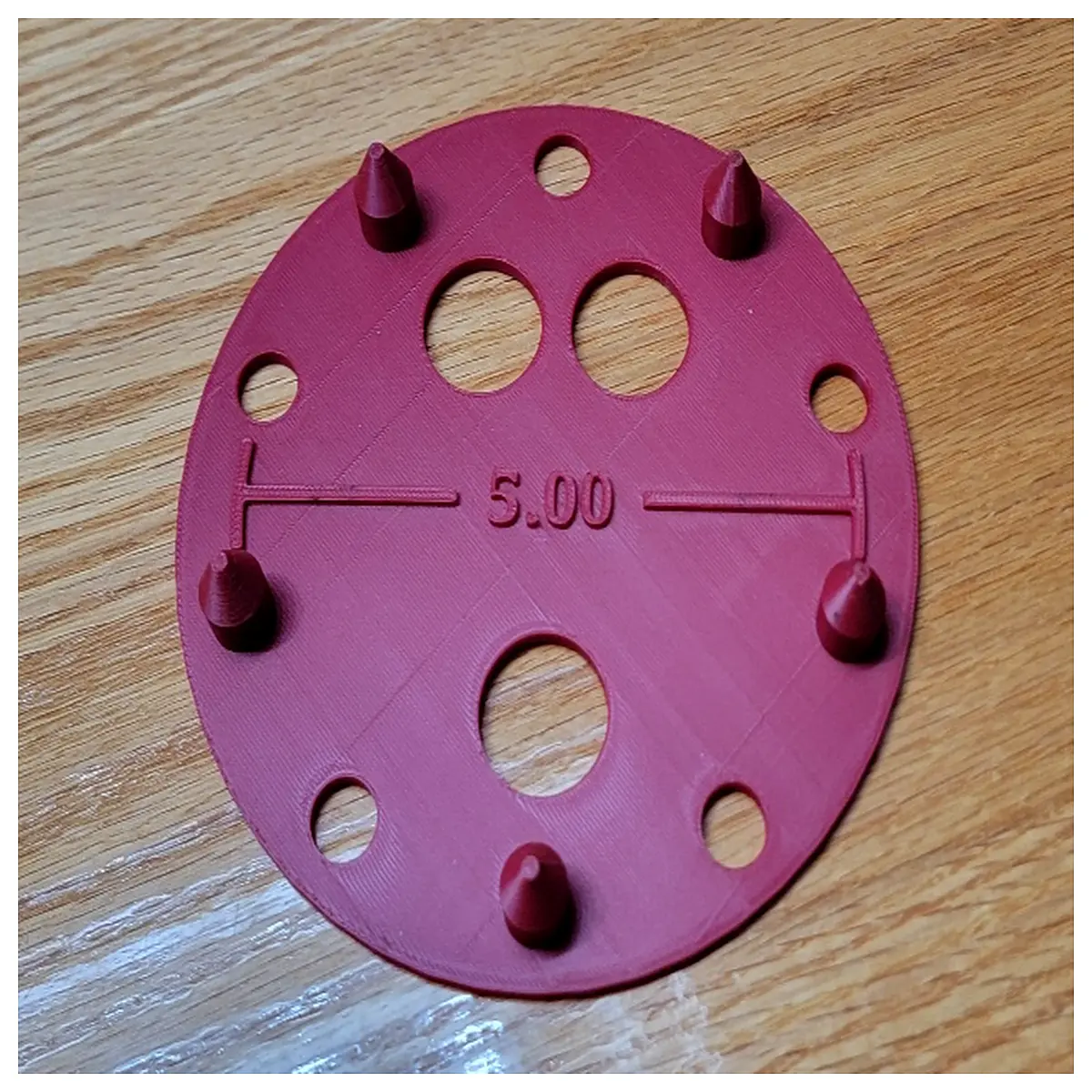 Wheel Bolt Spacing Measurement Tool 5x50 Inch Hub Alignment Bearing Spacing Inspection Tool