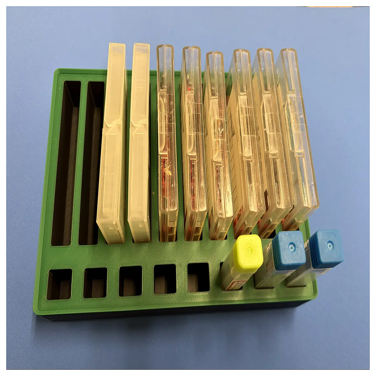 gridfinity cnc router bit holder base 3x4 modular storage organizer box for workshop tool management