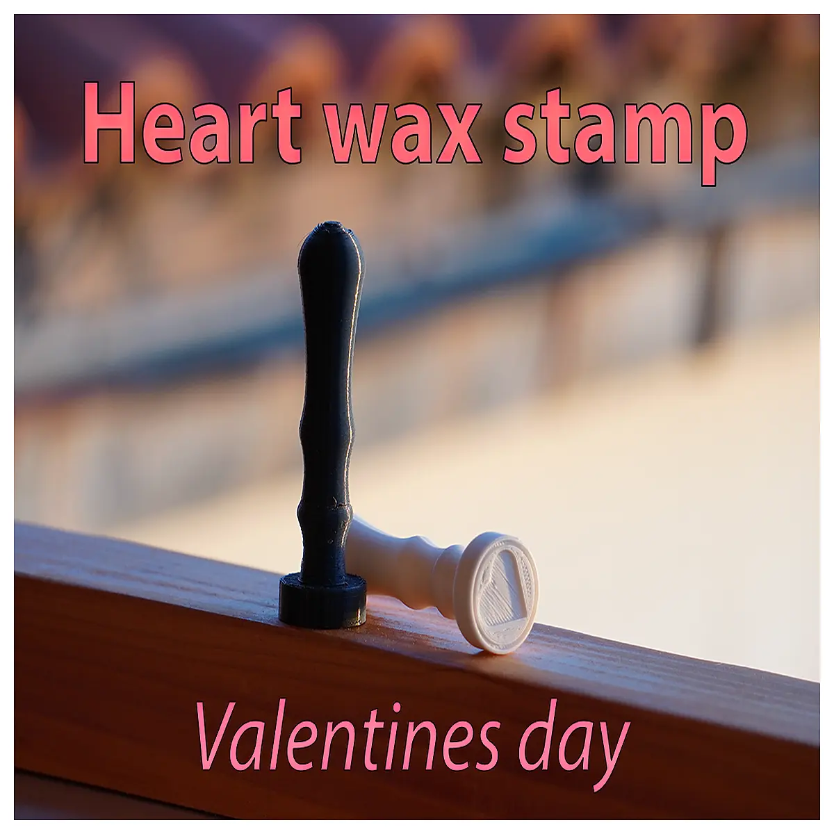 Shaped Seal Stamp Valentine s Gift Handmade Stamp Romantic Keepsake Love Impression Emotional Handprint Paper Decoration