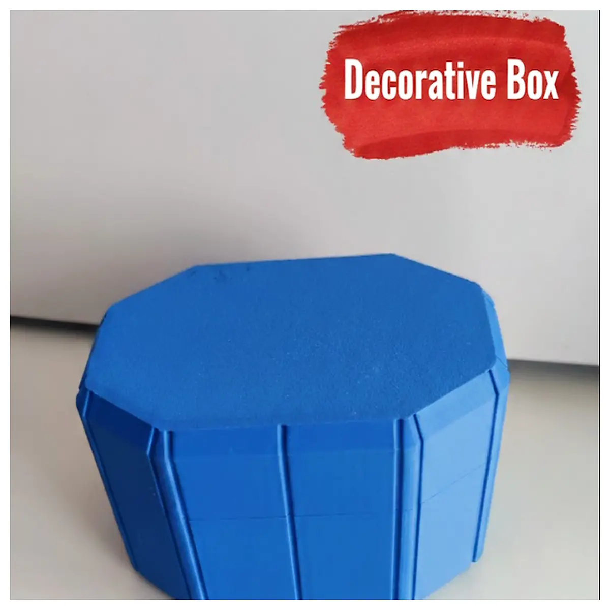 decorative storage box for jewelry trinkets makeup vanity organizer with lid