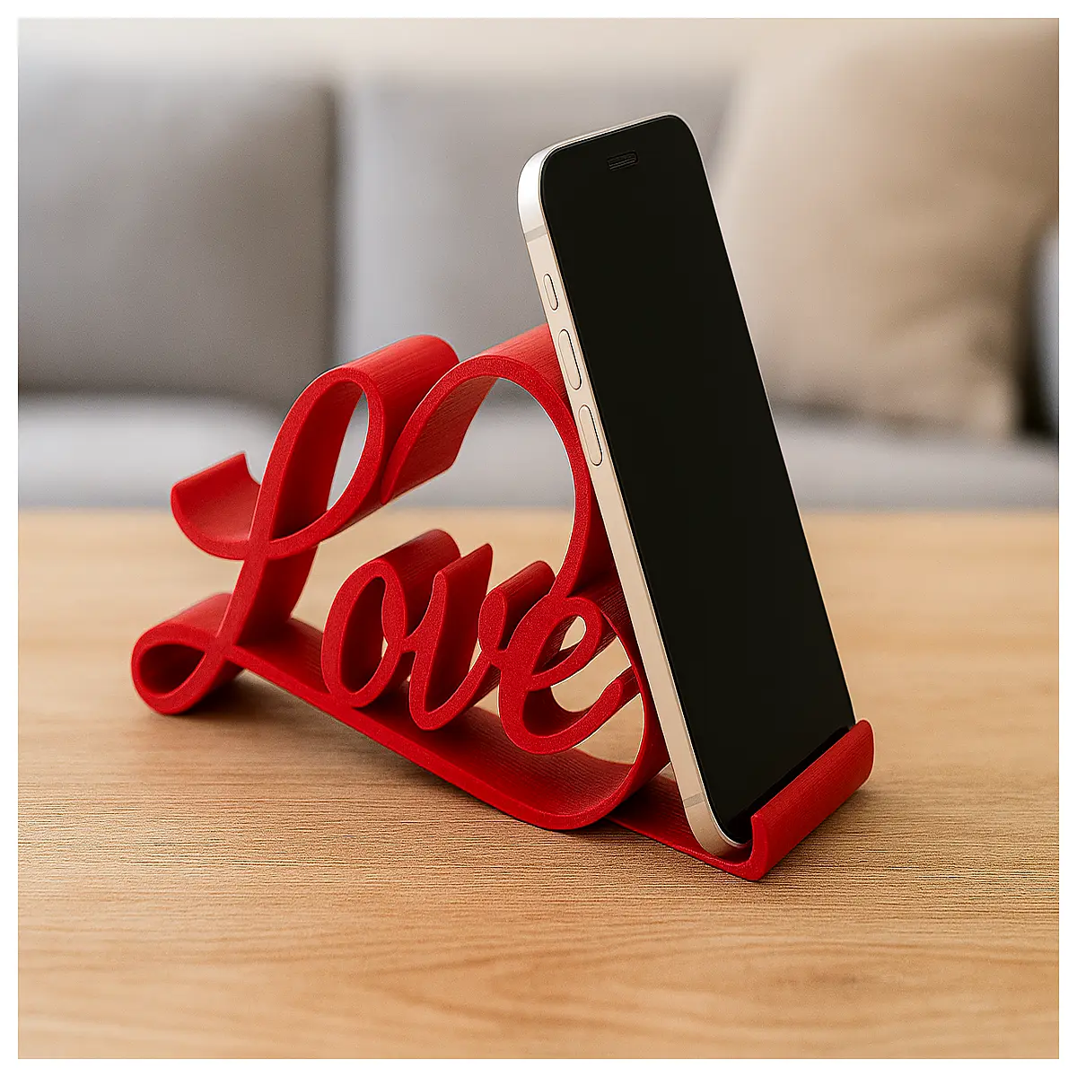 LOVE Phone Holder Smart Phone Stand Design Car Headrest Mount Mobile Phone Holder Stand Desk Holder Accessory