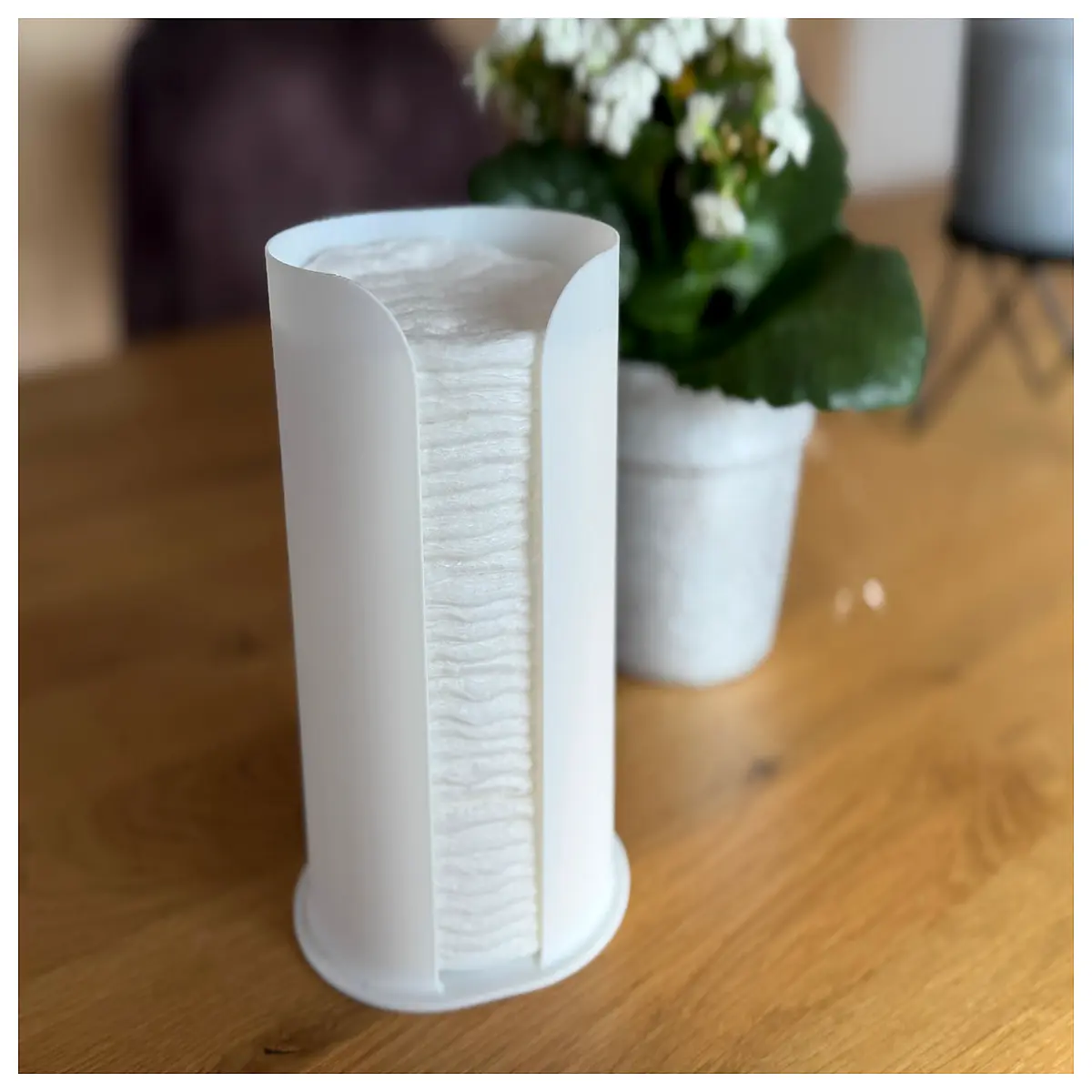 Makeup Pad Dispenser Cleaning Tools Makeup Remover Pads Holder Cotton Swab Organizer Improve Usage