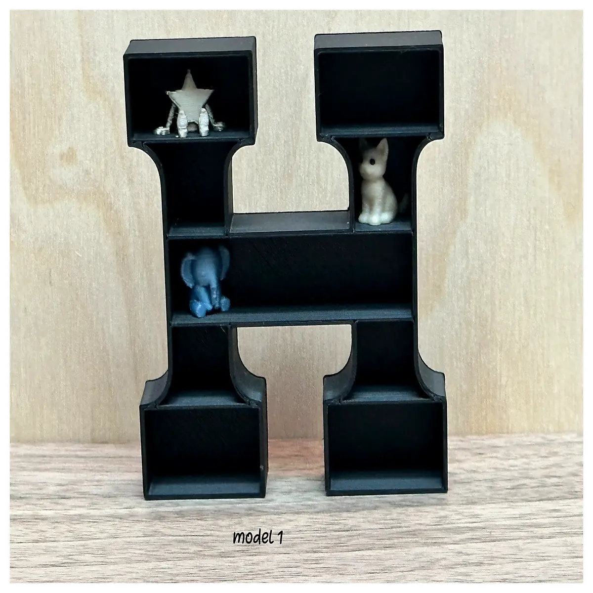 metal letter h bookend shelf support duty stackable organizer for home office library