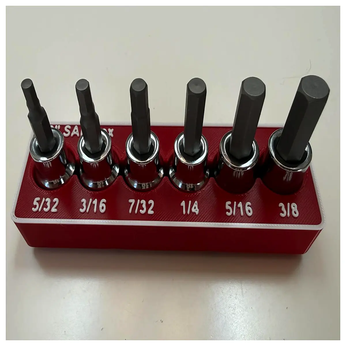 Craftsman 38 SAE Socket Holder Gridfinity Tool Accessory Fastener Repair Parts