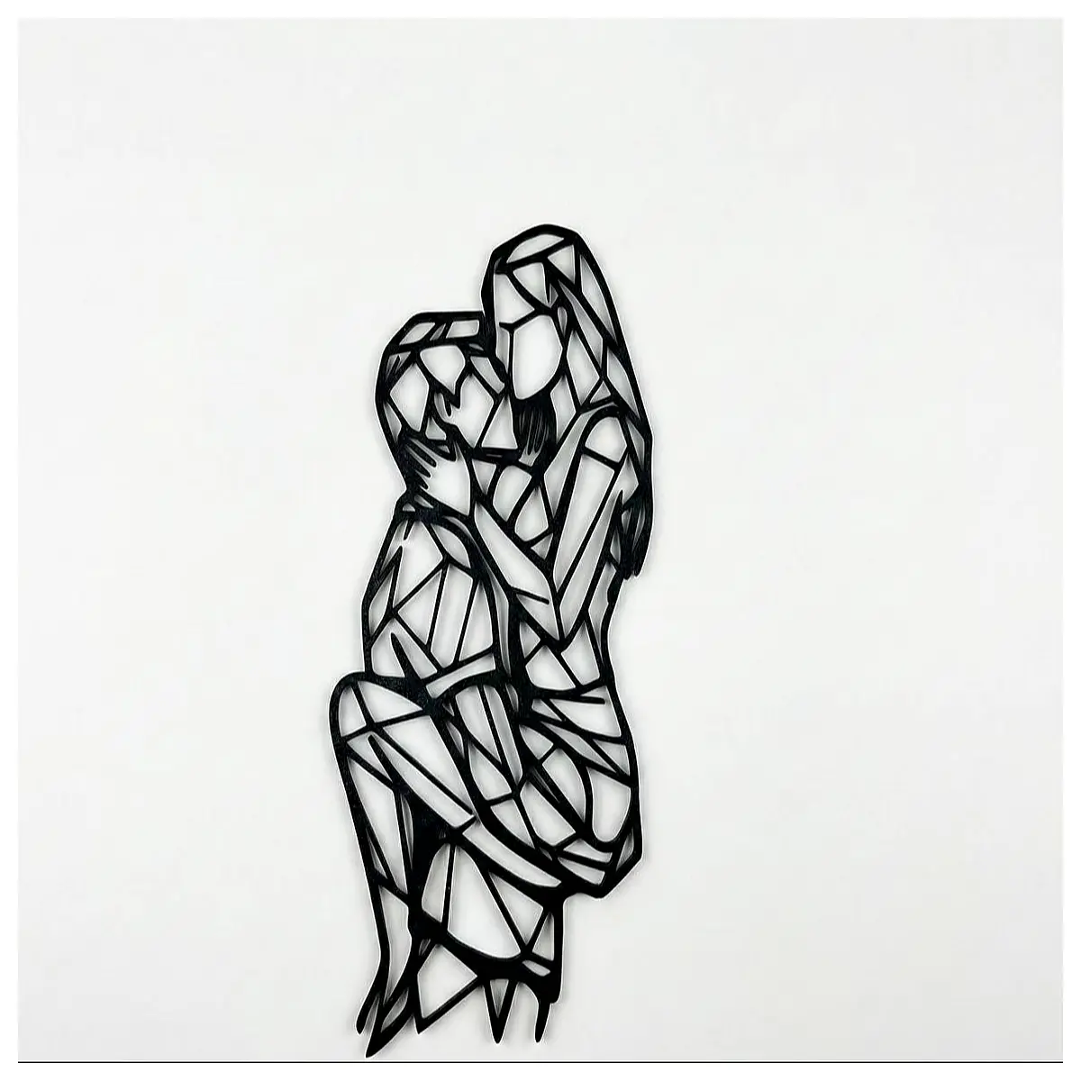 Wall Decor Couple Embracing Art Print Romantic Wall Hanging Living Room Bedroom Decoration Wall Paper Art Love Painting