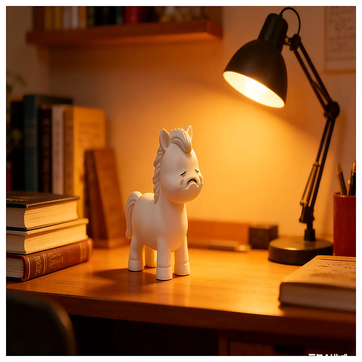 funny ugly cute office desk decor funny horse figurine for stressed workers colleagues