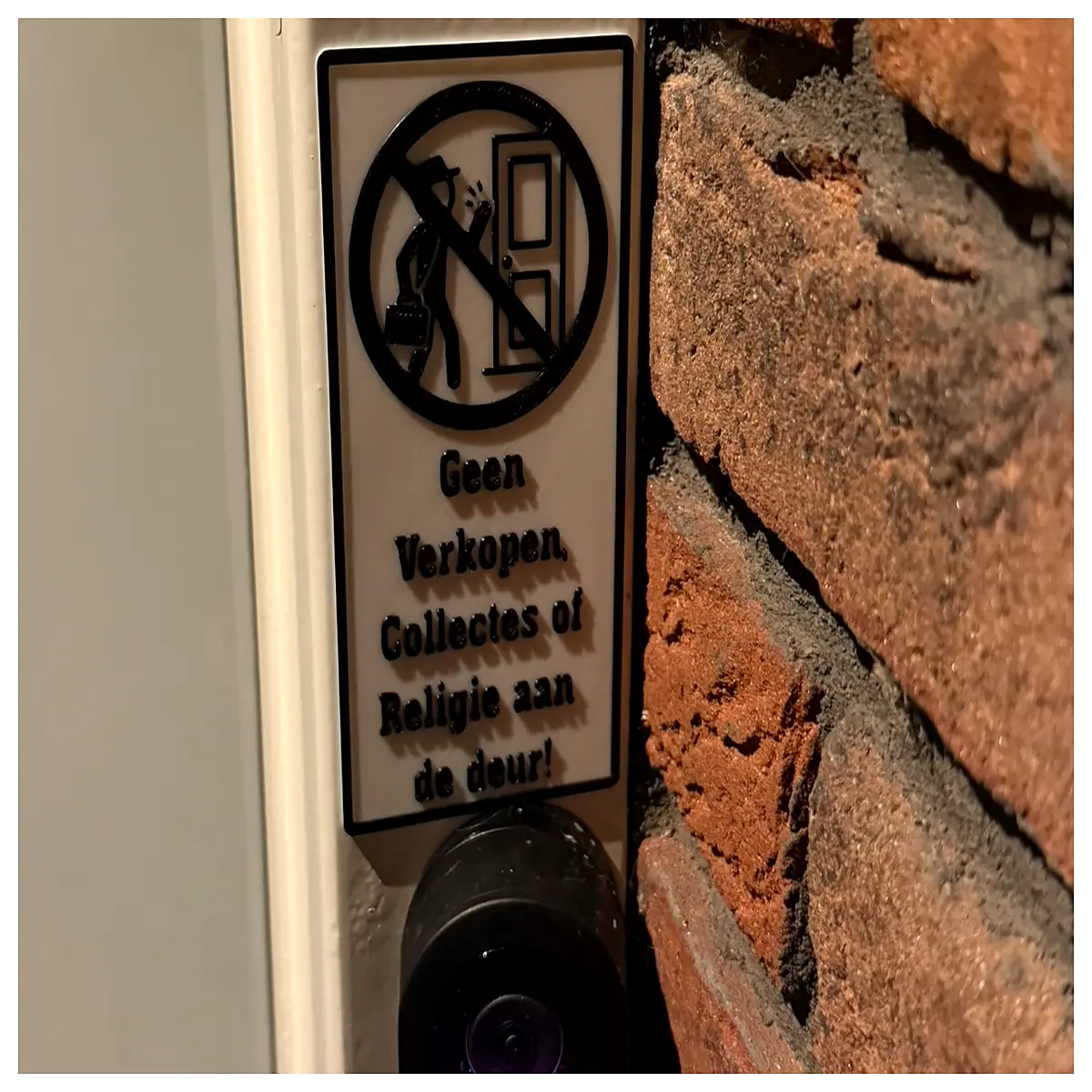no soliciting signs outdoor weatherproof door sticker anti pedding warning for home business