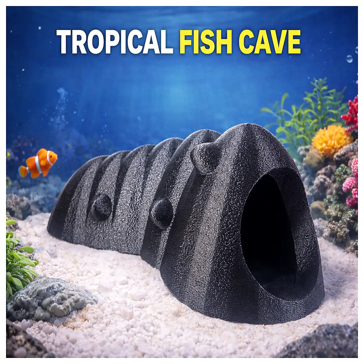 Tropical Fish Cave Decoration Tank Background Fish Aquarium Landscape Decoration Fish Supplies Cave Accessories