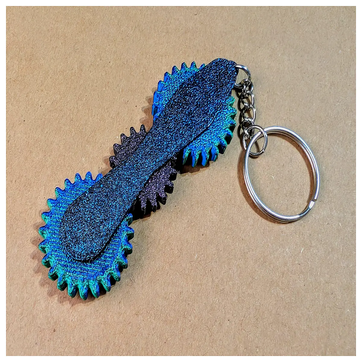 Gear Keychain Gear Decoration Mechanical Parts Novelty Gift Car Enthusiast Keychain Accessories