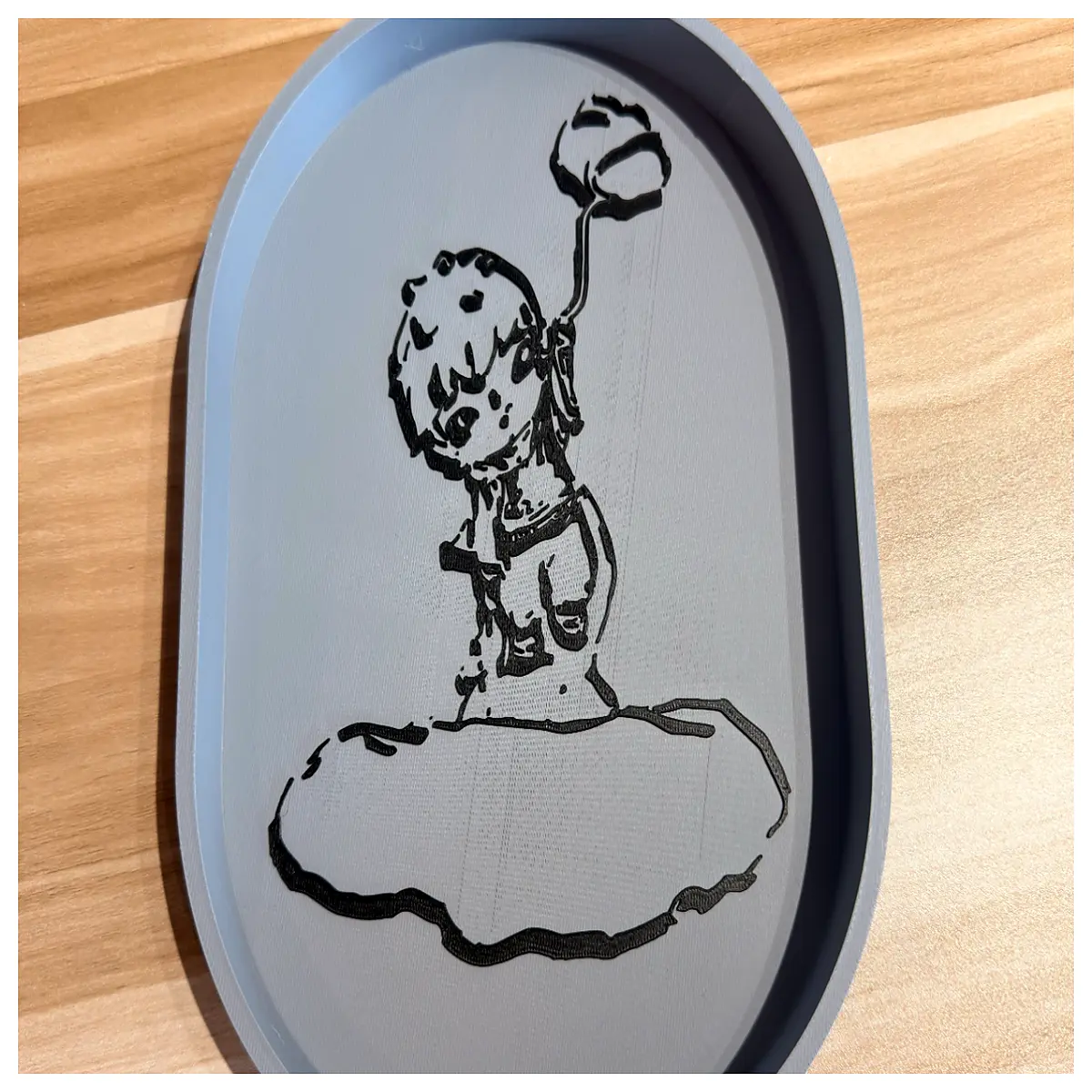 Hidden Edition Little Tray Decorative Tray Tabletop Ornament Mini Gift Creative Home Decor Accessory
