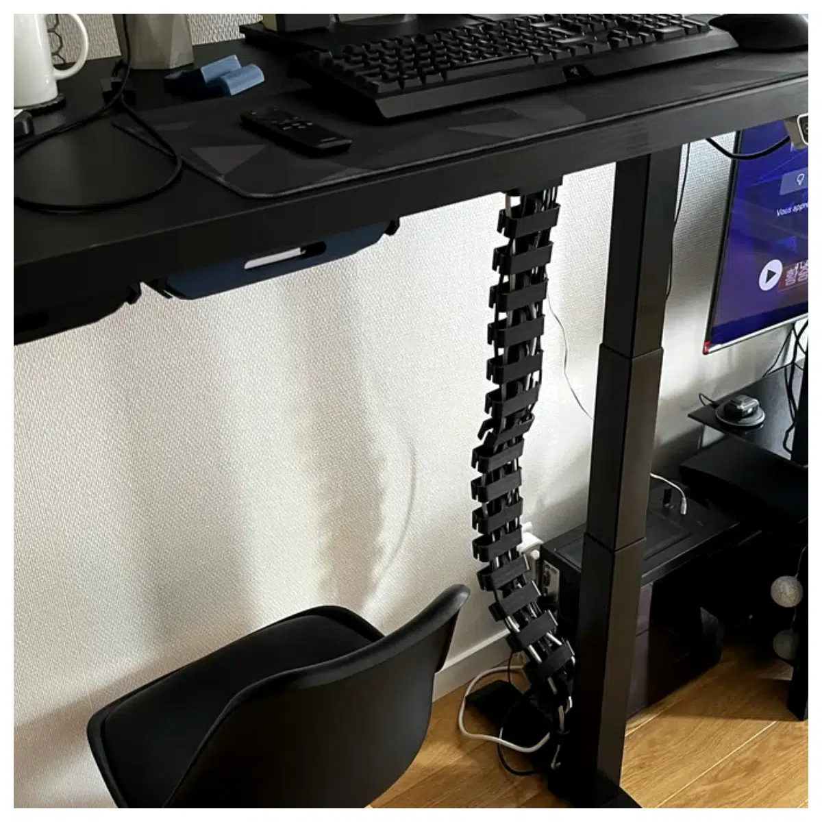 Standing Desk Cable Organizer Desk Cable Management Computer Desk Wire Organizer Lifting Desk Accessories Cable Clips