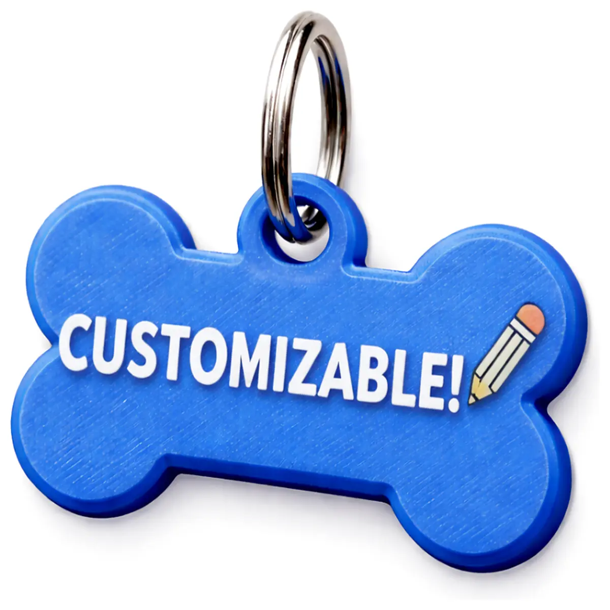 custom dog tag bone shape id tag for pets engraved name collar accessories