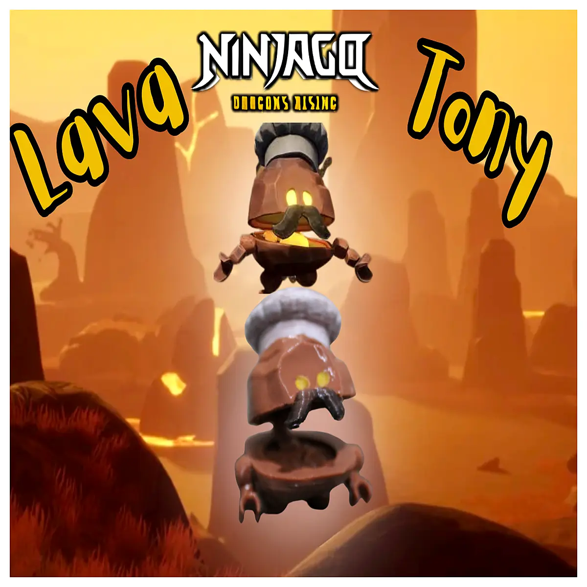 Phantogram Ninja Tides V3 Lava Tony Game Accessories Ninja Toys Collectible Figures Tides V3 Parts