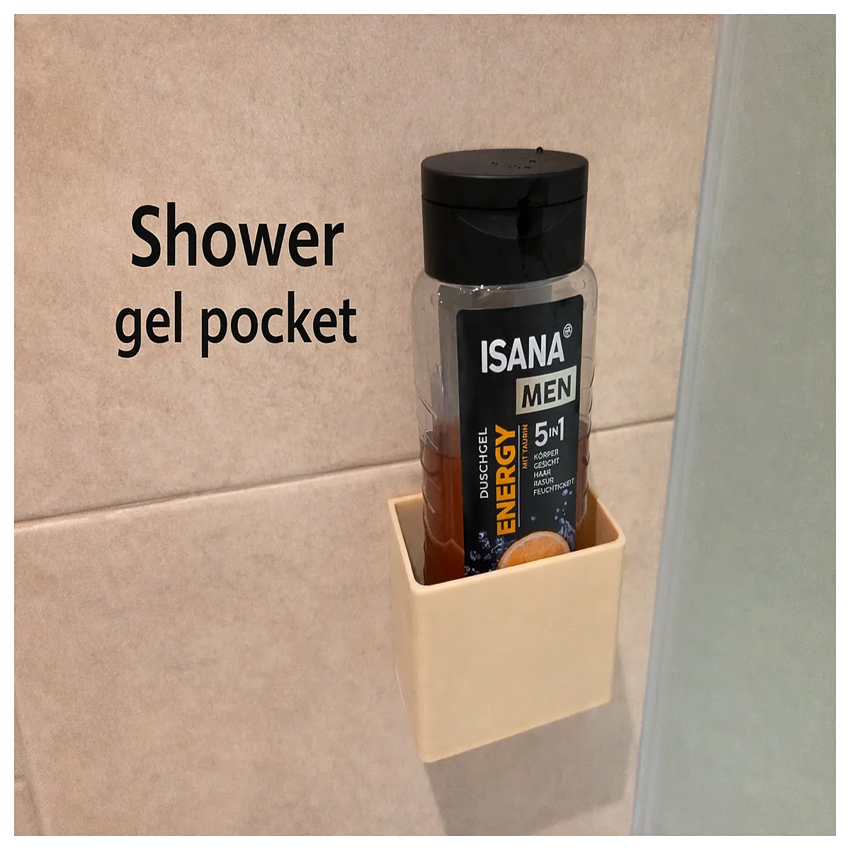 Shower Gel Holder Shelf Bathroom Organizer Simple Bath Product Shelf Wall Mounted Kitchen Bathroom Storage Rack