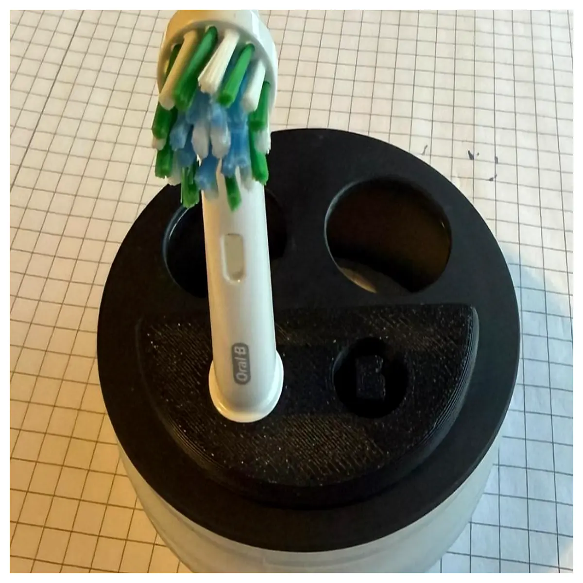 Smiling Face Toothbrush Holder Liner Silicone Seal Ring Toothbrush Slot Mat Cup Pad Kitchen Accessory Anti Leak Seal