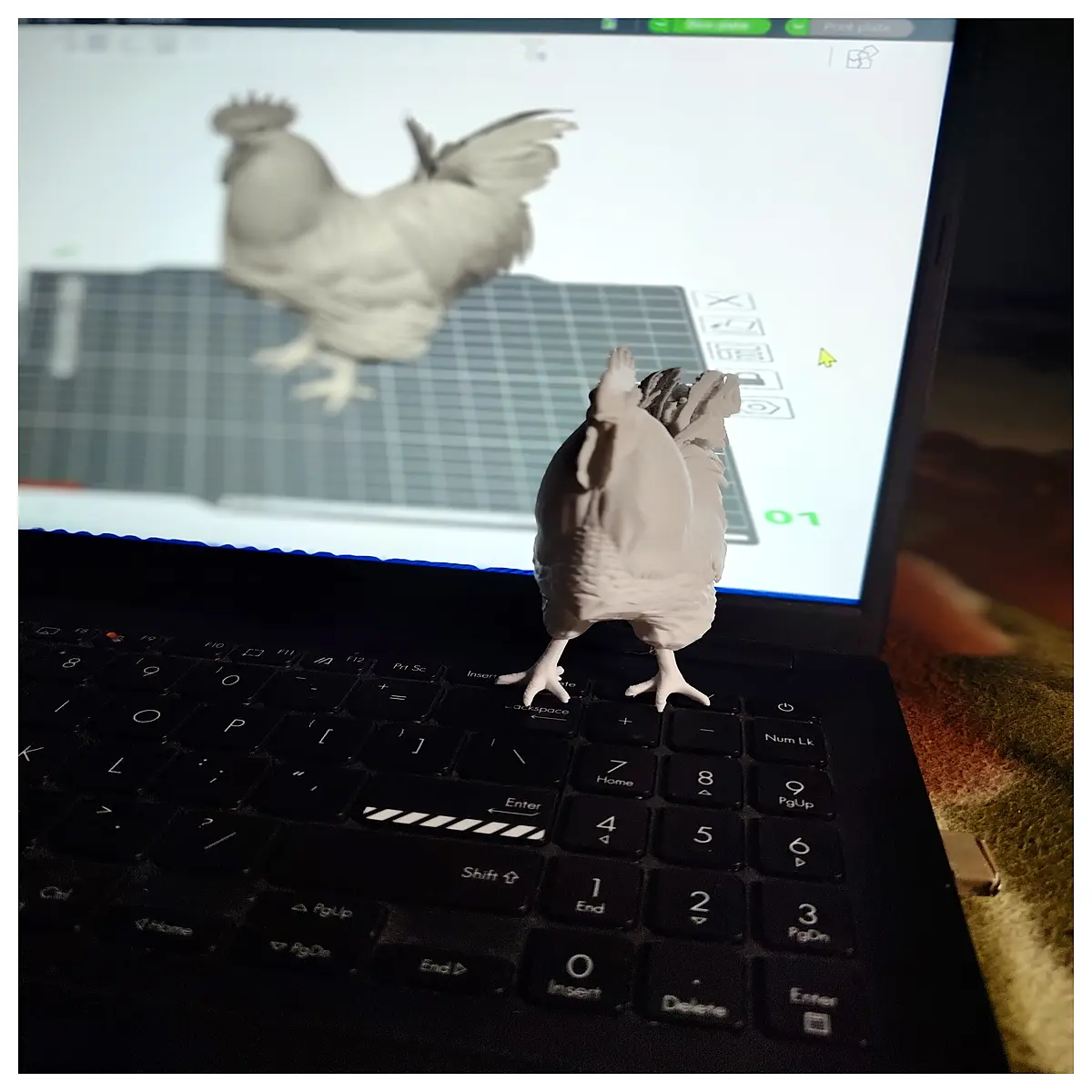 Rooster Toy Model Realistic Rooster Decoration Poultry Simulation Pet Toy Cock Crow Model